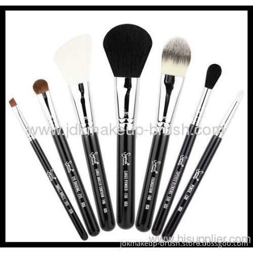 7pcs High Quality Sigma Cosmetic Brush With Black Cylinder Case